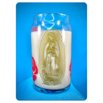 Virgen De Guadalupe Glass Cup