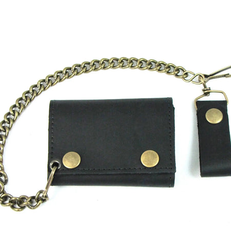 Leather Chain Wallet