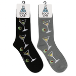 Martinis Mens Crew Sock
