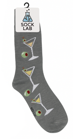 Martinis Mens Crew Sock