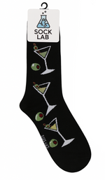 Martinis Mens Crew Sock