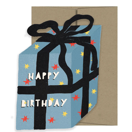 Happy Birthday Gift Box Card