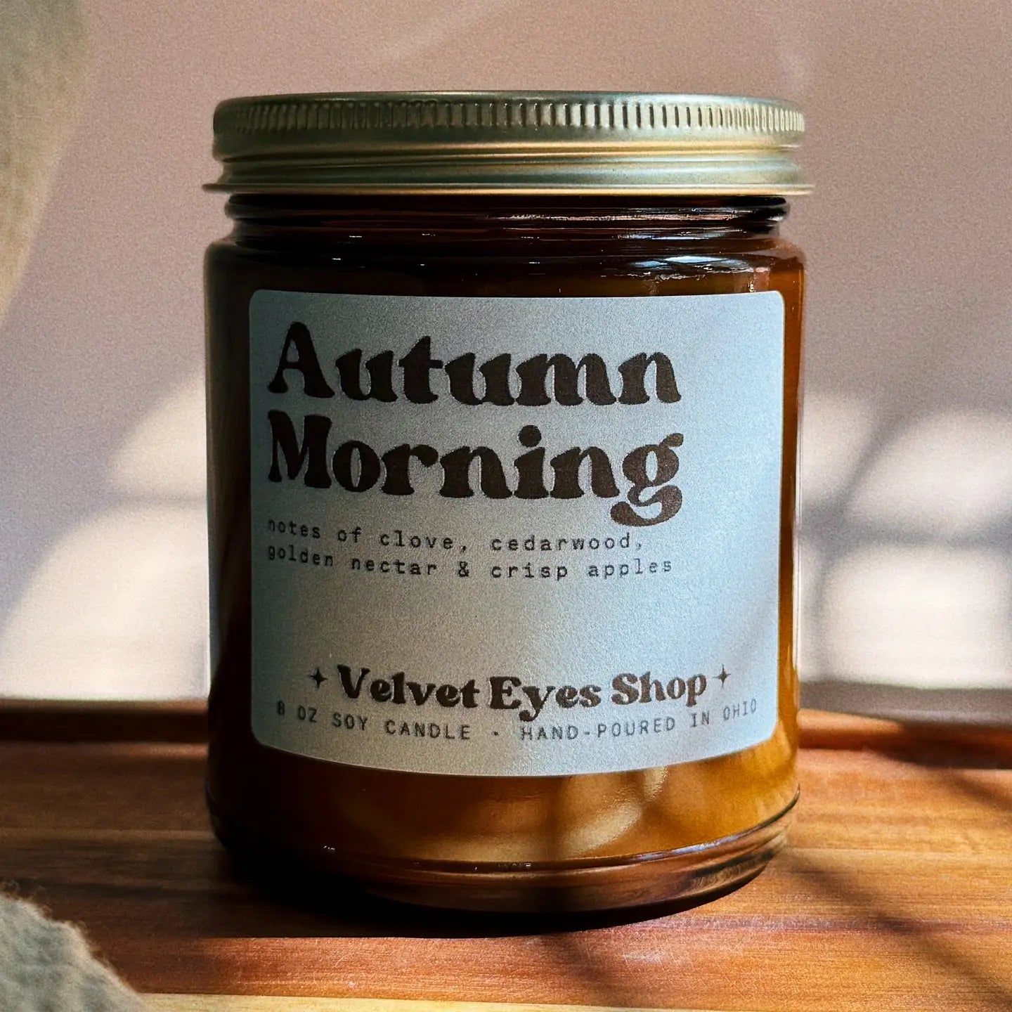 Autumn Morning Soy Candle 8oz.