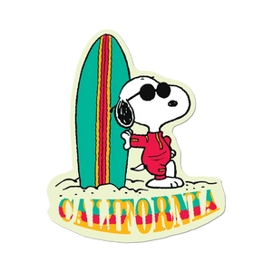 California Surfing Snoopy Sticker