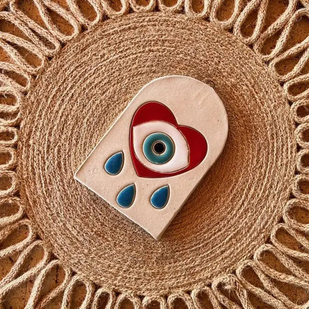 Small Eye Heart Wall Hanger