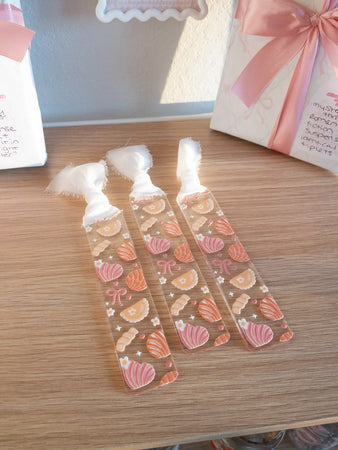 Pan Dulce Acrylic Bookmark with Ribbon