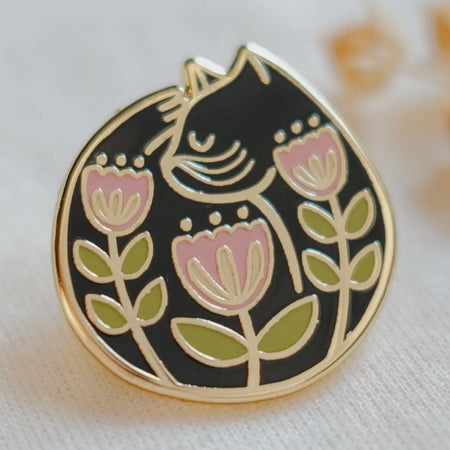 Cat Nap Enamel Pin