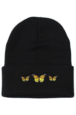 Monarch Butterfly Beanie