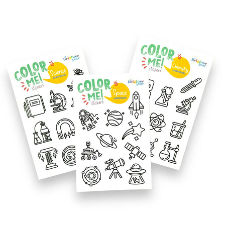 Colorable Sticker Pack 3