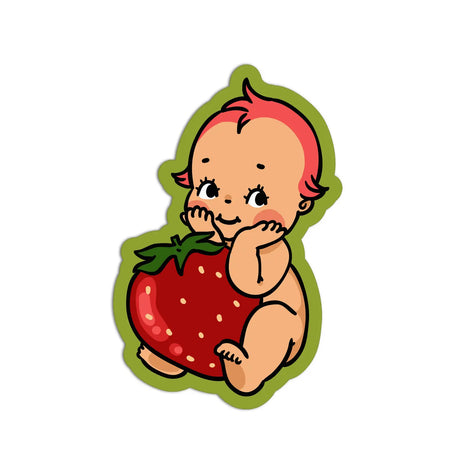 Retro Babies Strawberry Sticker