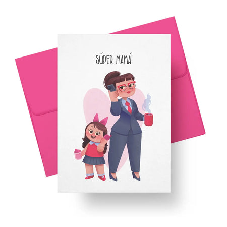 Professional Mama & Daughter Card