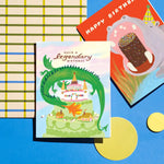 Legendary Dragon Birthday Card