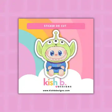 Alien Monster Sticker