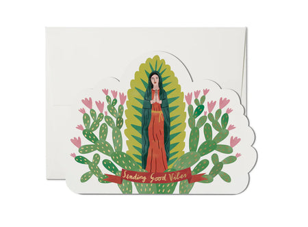 Saintly Vibes Encouragement Card