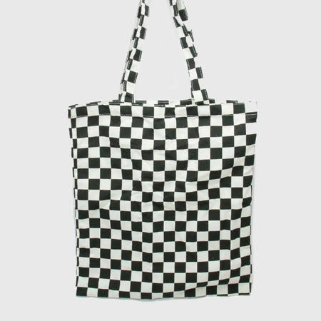 Checker Tote Bag