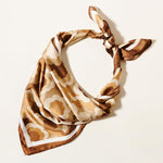 Ornate Design Satin Head Scarf