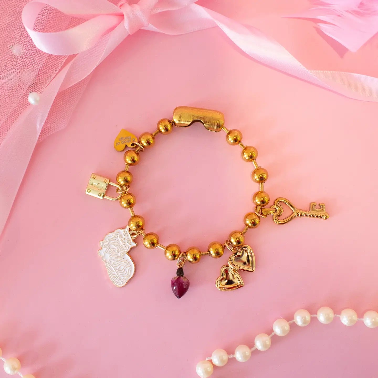 Charm Bracelet- Coquette