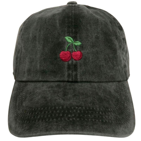 Cherry Embroidered Cap