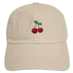 Cherry Embroidered Cap