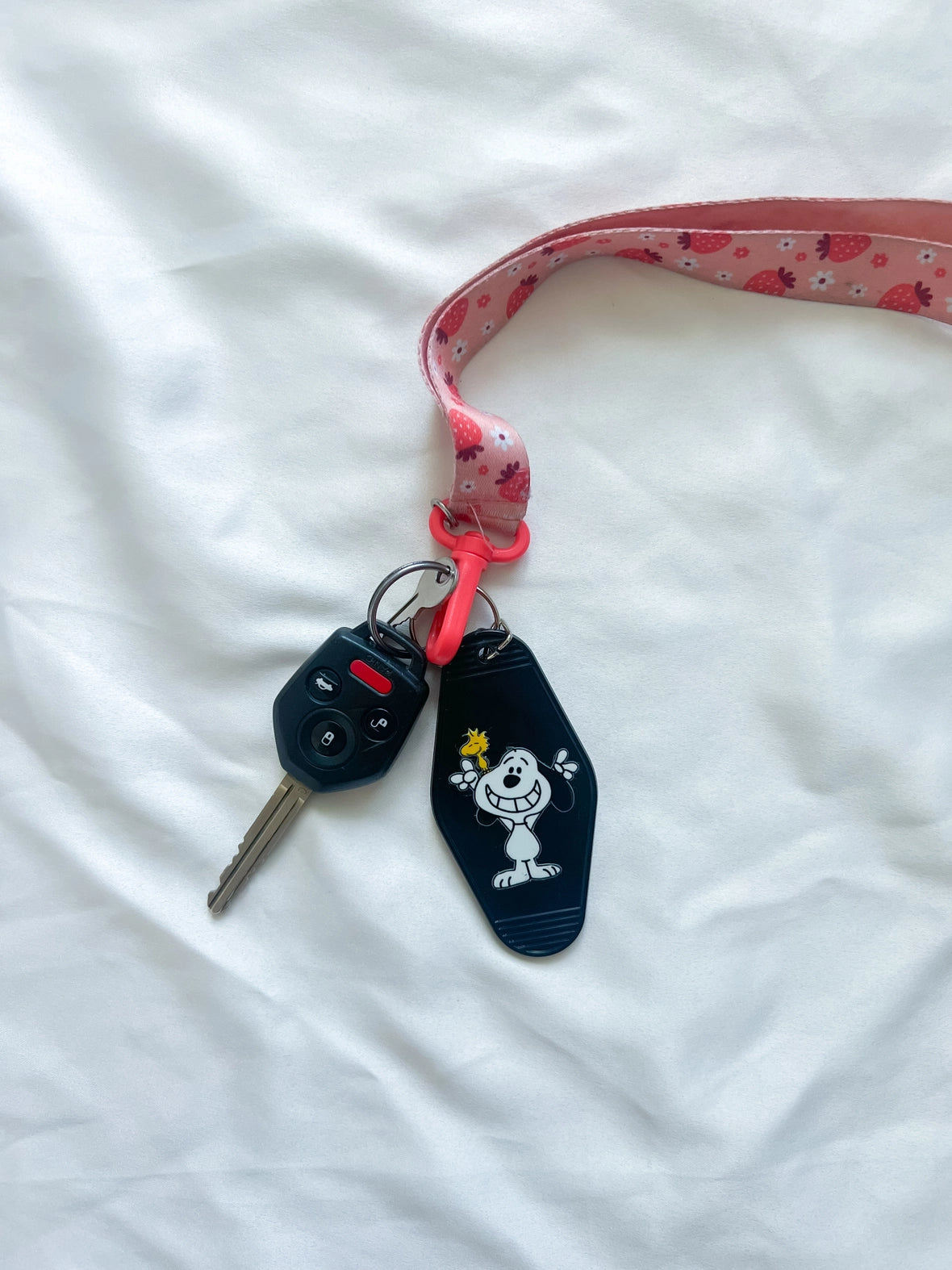 Snoopy and Woodstock Keychain