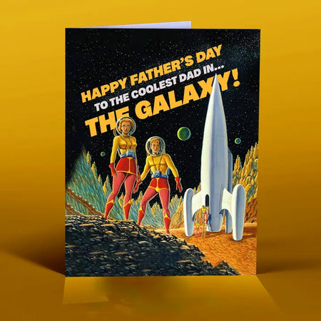 Galaxy Dad Card