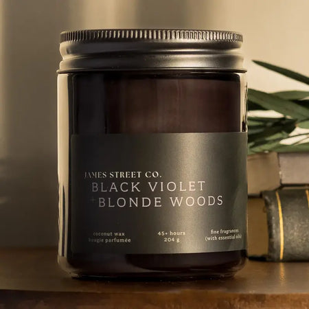 Black Violet + Blonde Woods Candle