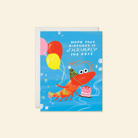 Shrimp Birthday Card