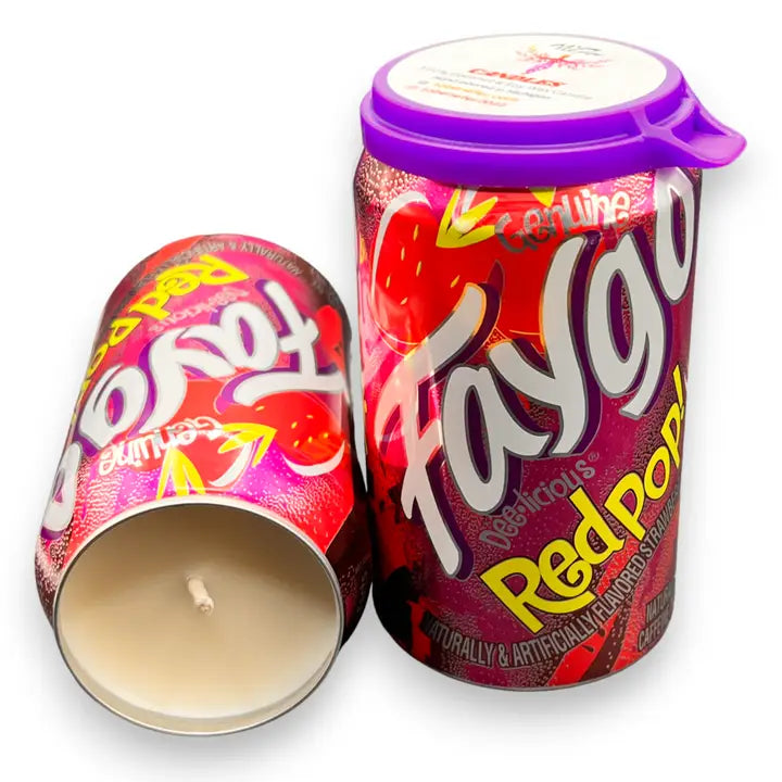 Faygo Red Pop Soy Candle