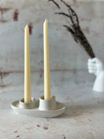 Dual Candlestick and Tea Light Candle Holder