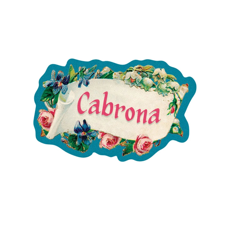 Cabrona Vintage Vinyl Sticker