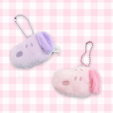 Peanuts Snoopy Face Mini Plush Bag Charm