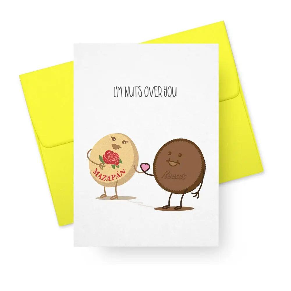 I'm Nuts Over You Love Card