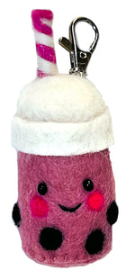 Happy Food Felt Keychain