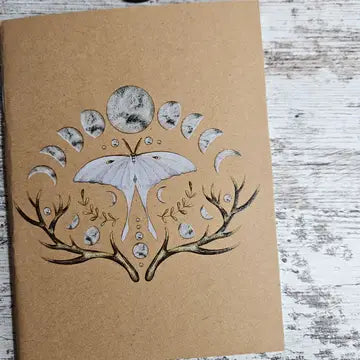 Lunar Moth Journal Notebook