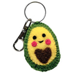 Happy Food Felt Keychain