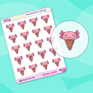 Helaxolotl Emojis Stickers