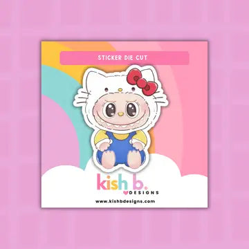 Hello Kitty Monster Sticker