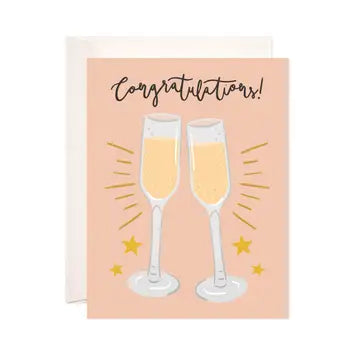 Cheers Campagne Congratulations Card