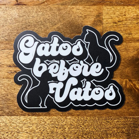 Gatos Before Vatos Sticker