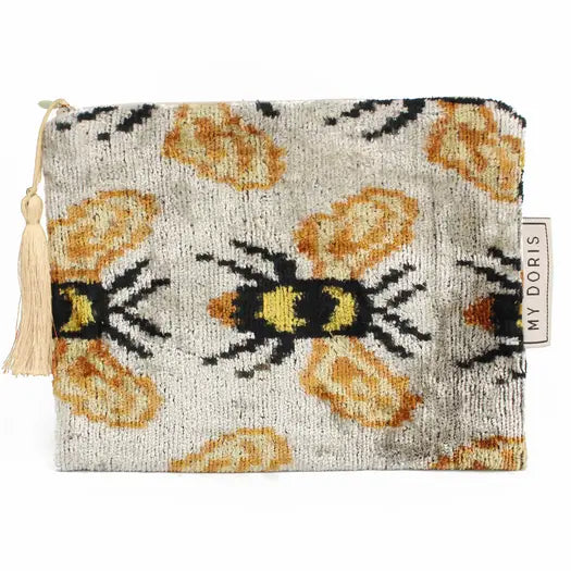 Cream Bee Pouch