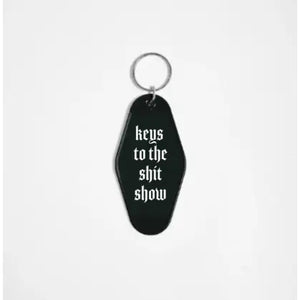 Keys To The Shitshow Motel Keychain