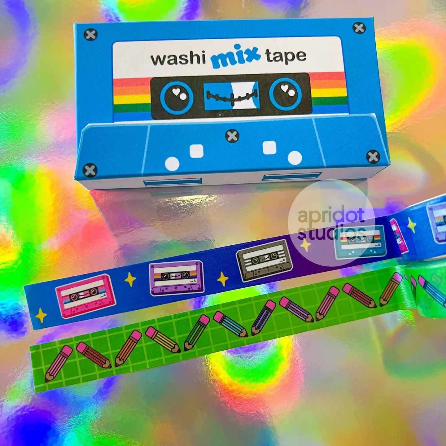 Washi Mix Tape Box (2 Rolls)