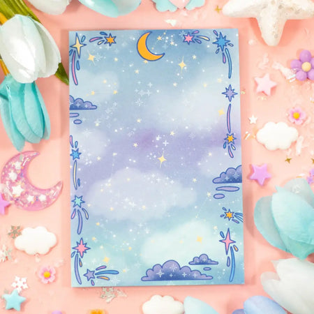 Celestial Galaxy Notepad