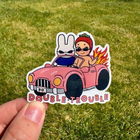 Double Trouble  Sticker