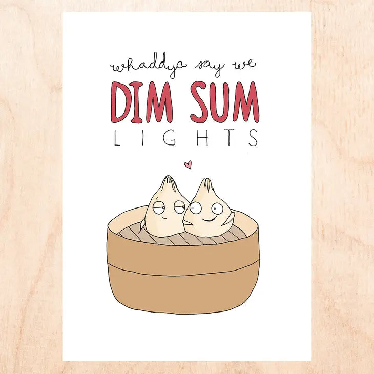 Dim Sum Lights Card