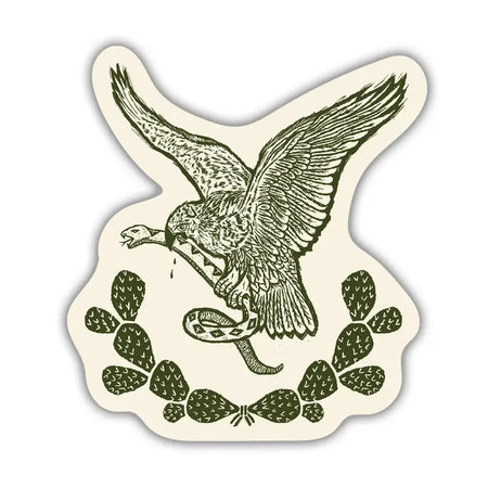 Mexican Eagle Vinyl Sticker