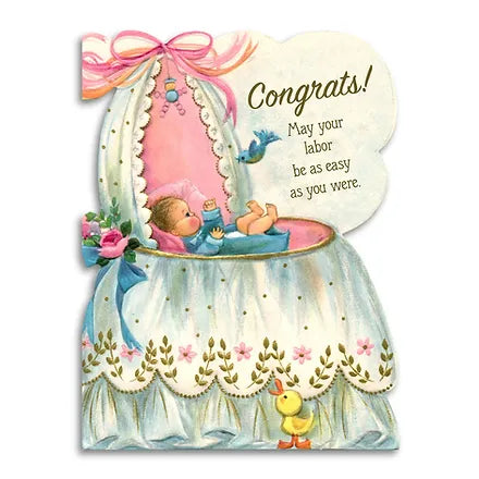 May your Labor Be Easy Card
