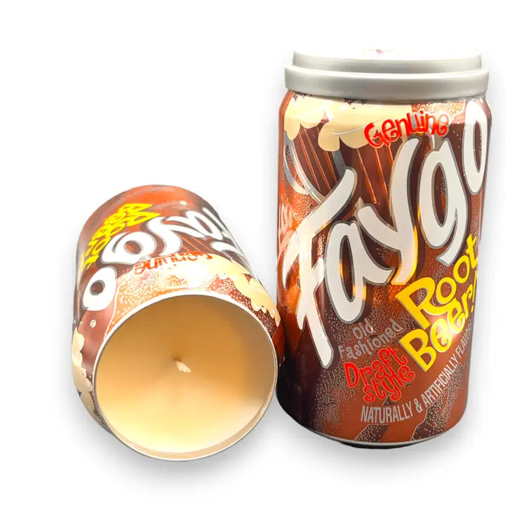Faygo Root Beer Soy Candle