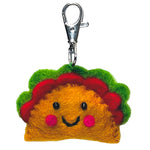 Happy Food Felt Keychain
