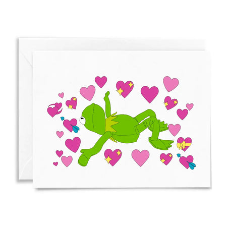Kermit in Love Greeting Card
